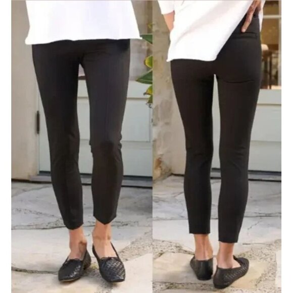 Frank & Eileen Murphy Billion Dollar Cropped Pants READ Small Quiet Luxury - Picture 1 of 12